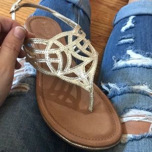 Gold Sandals